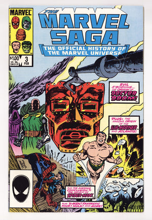 The Marvel Saga the Official History of the Marvel Universe 3 High Grade (1986) Direct