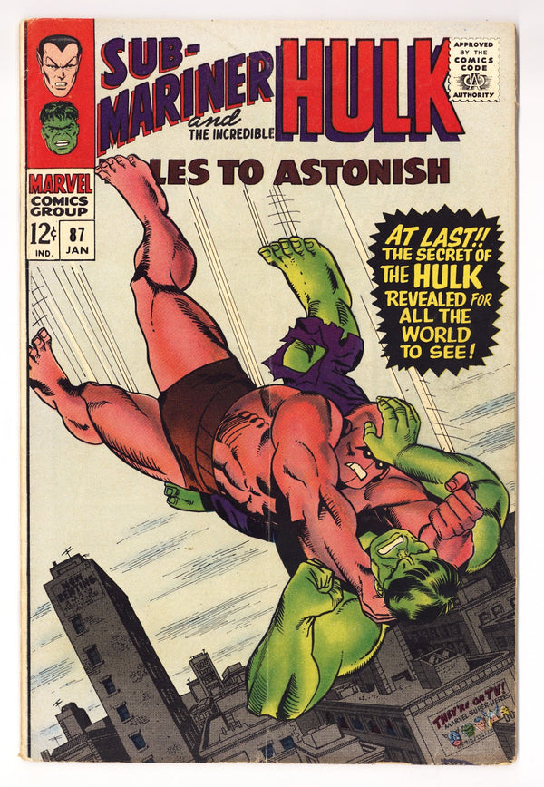 Tales to Astonish Vol 1 87  VG+ (4.5)   (1967)