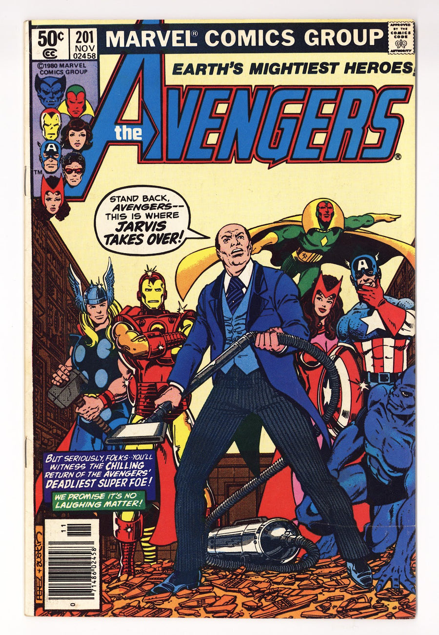 The Avengers Vol 1 201  Mid Grade   (1980)   Newsstand  