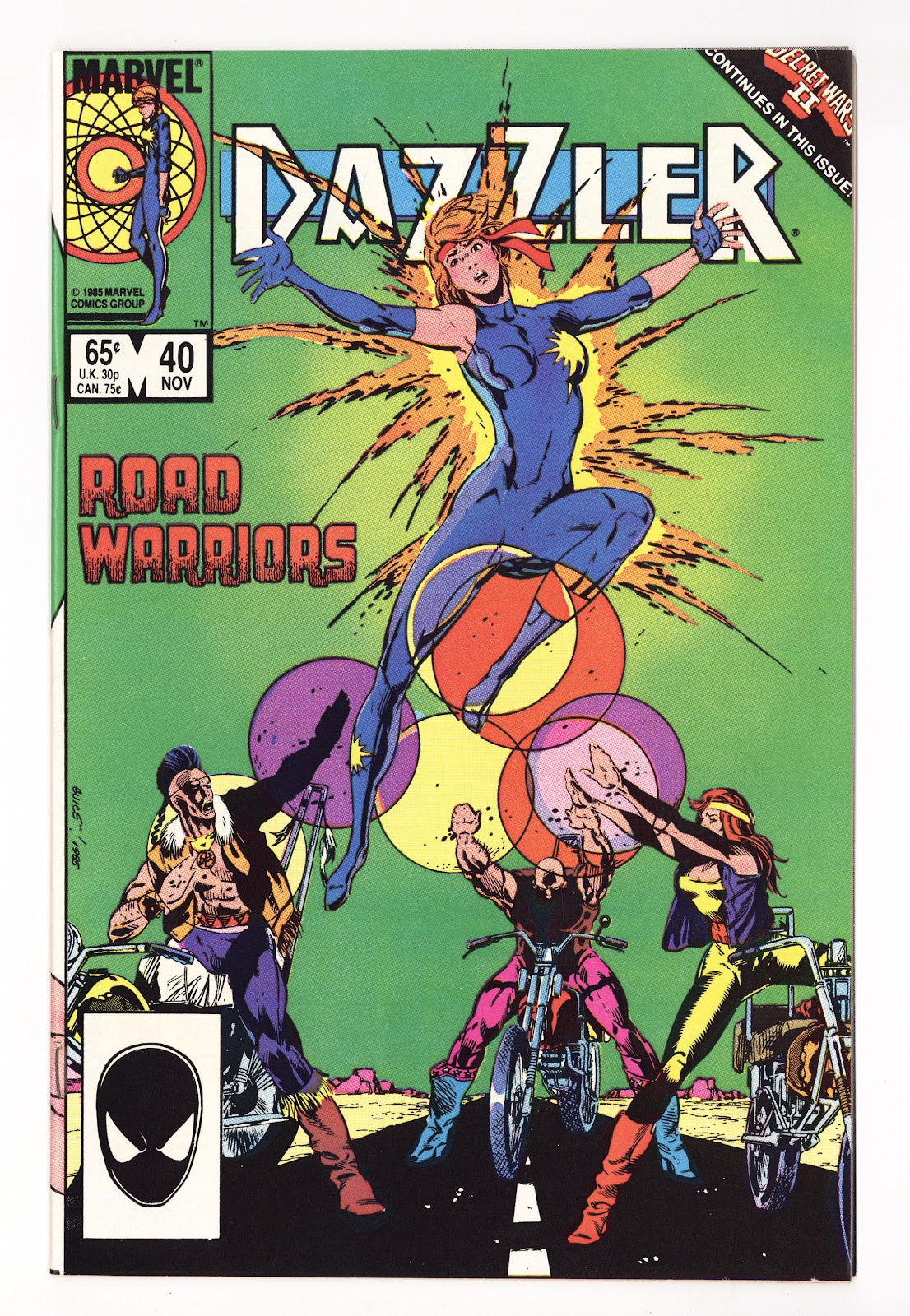 Dazzler Vol 1 40  High Grade   (1985)   Direct  