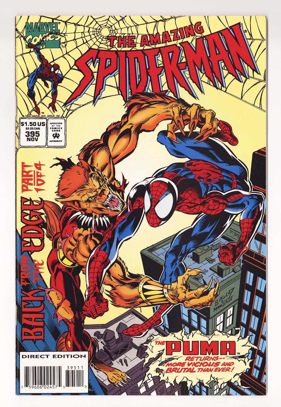 The Amazing Spider-Man Vol 1 395 High Grade (1994)  
