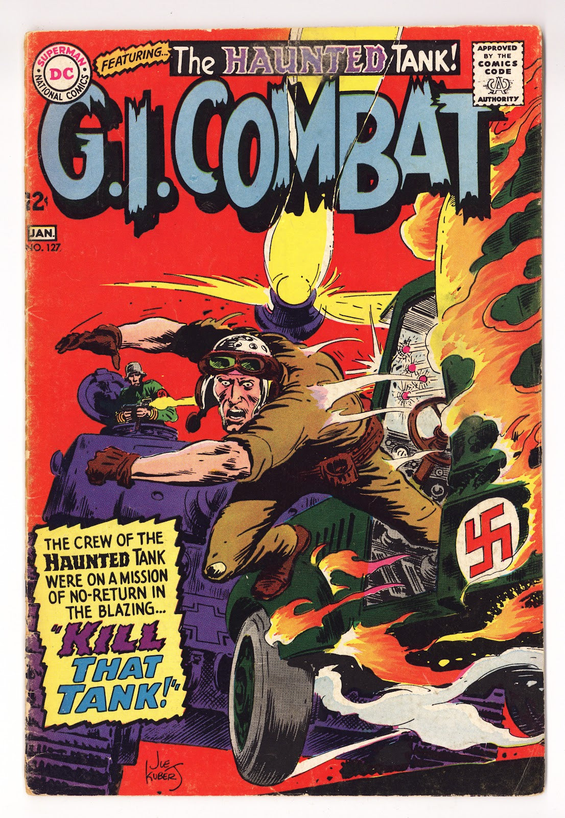 G.I. Combat Vol 1 127  Low Grade   (1967)
