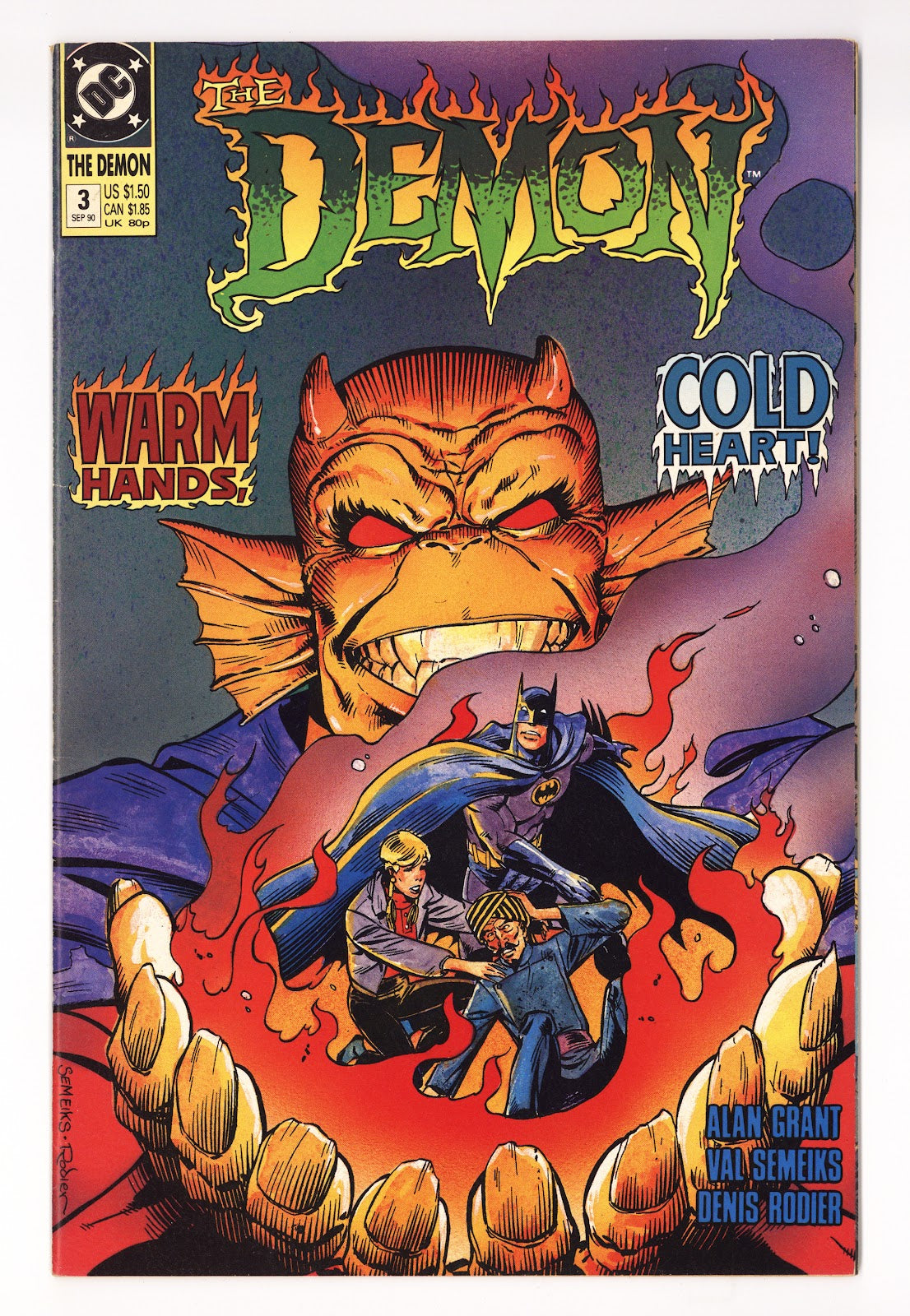 The Demon Vol 3 3  High Grade   (1990)     