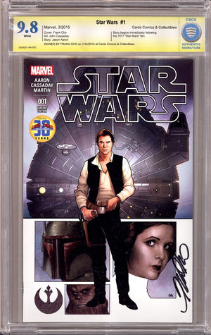 Star Wars Vol 2 1 CBCS 9.8 (NM/M) (2015) Cho Exclusive Variant Signed x1 Cover Frank Cho