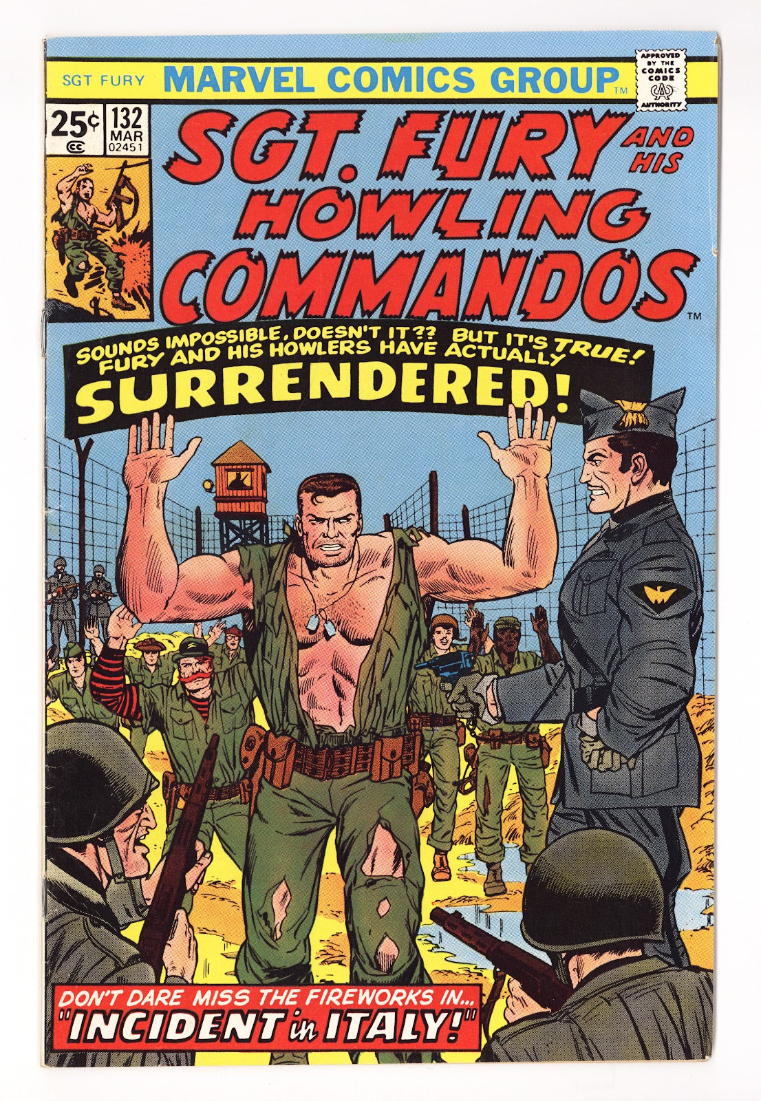 Sgt. Fury and His Howling Commandos   132  Low Grade   (1976)     
