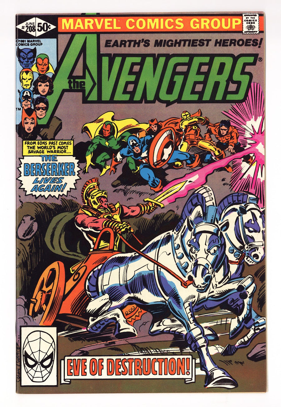 The Avengers Vol 1 208  High Grade   (1981)     