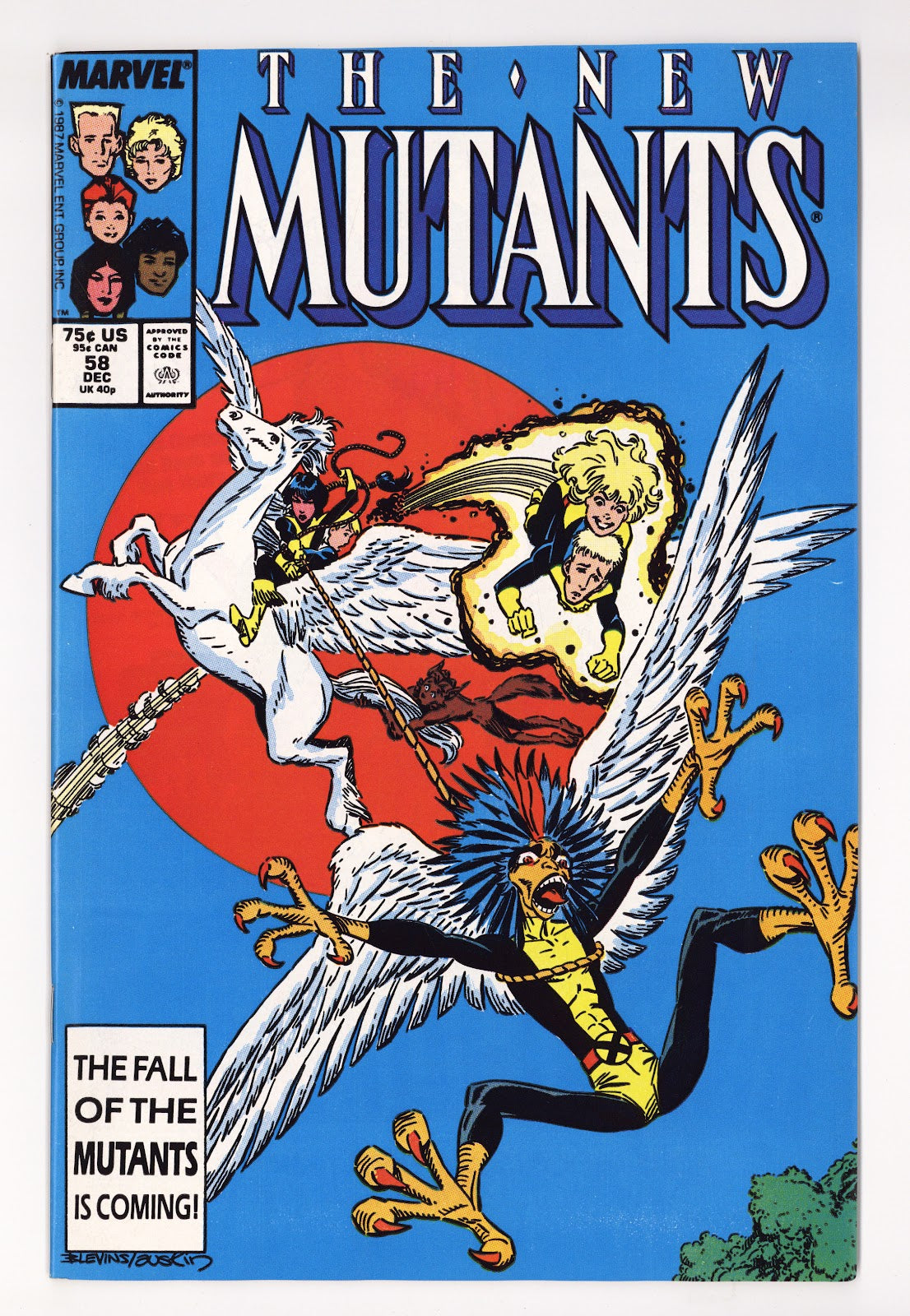 The New Mutants Vol 1 58 High Grade (1987) Direct 