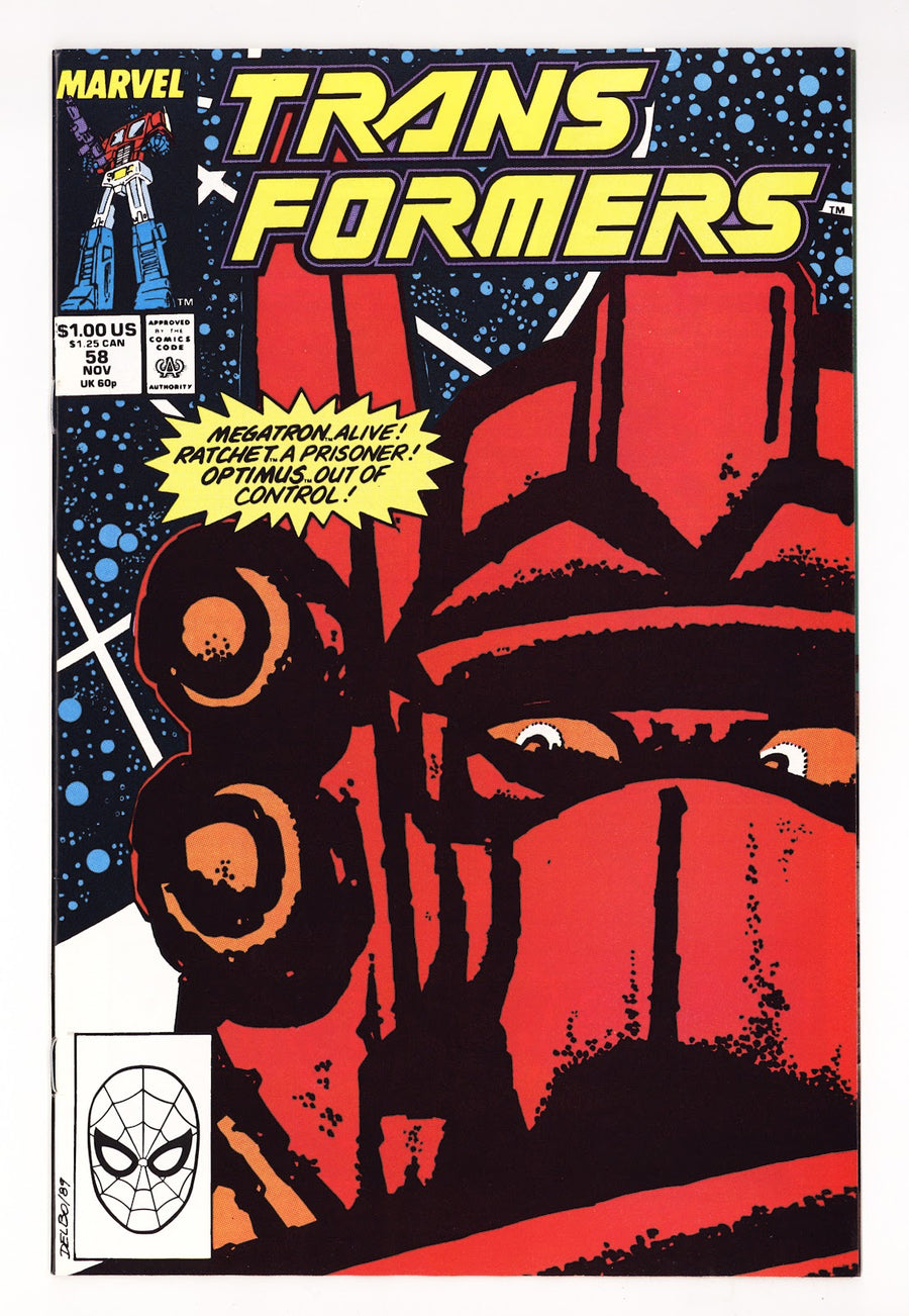 The Transformers Vol 1 58  NM- (9.2)   (1989)     