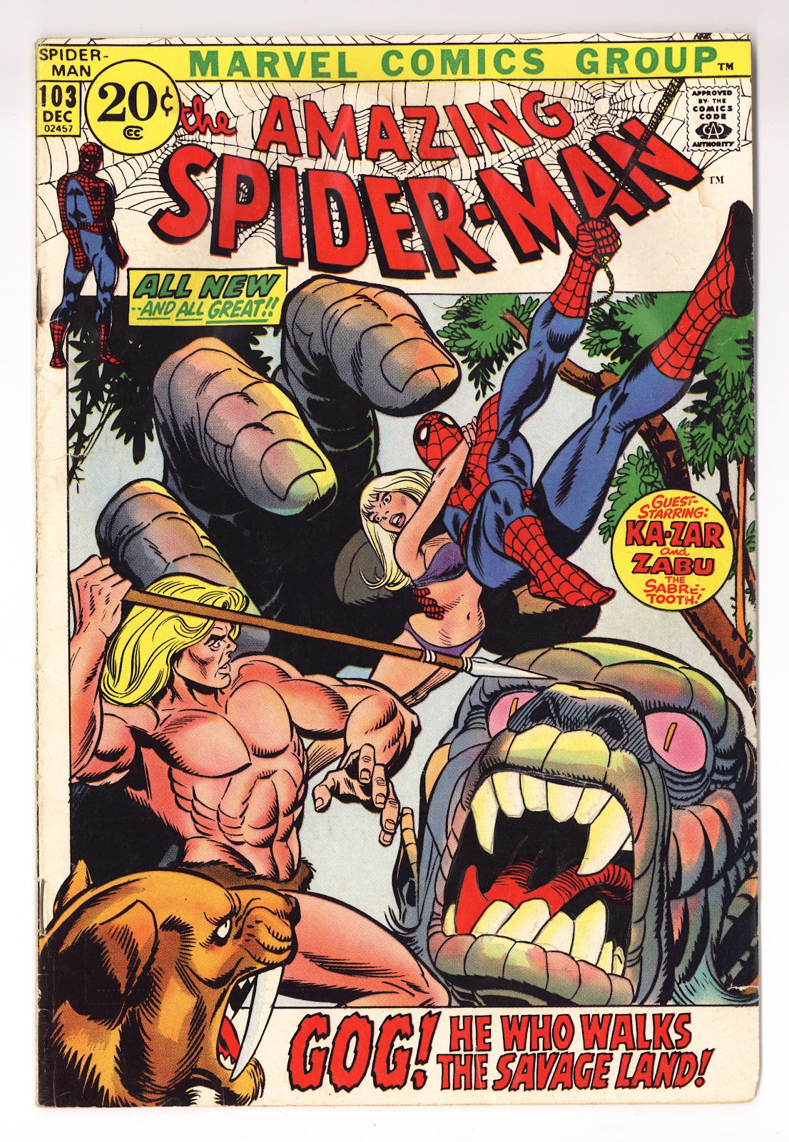 The Amazing Spider-Man Vol 1 103 GD/VG (3.0) (1971)  