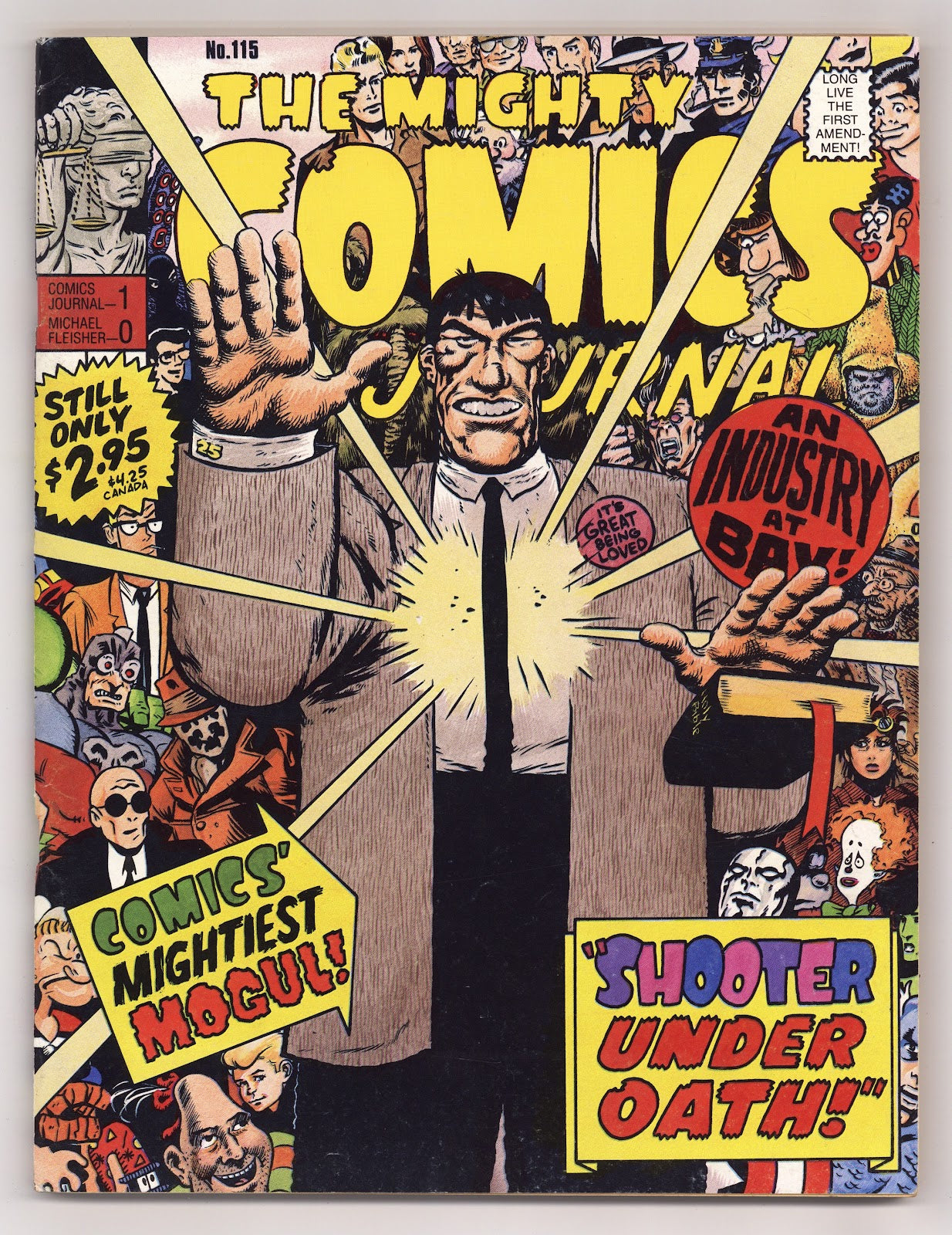 The Comics Journal 115 Low Grade (1987) 