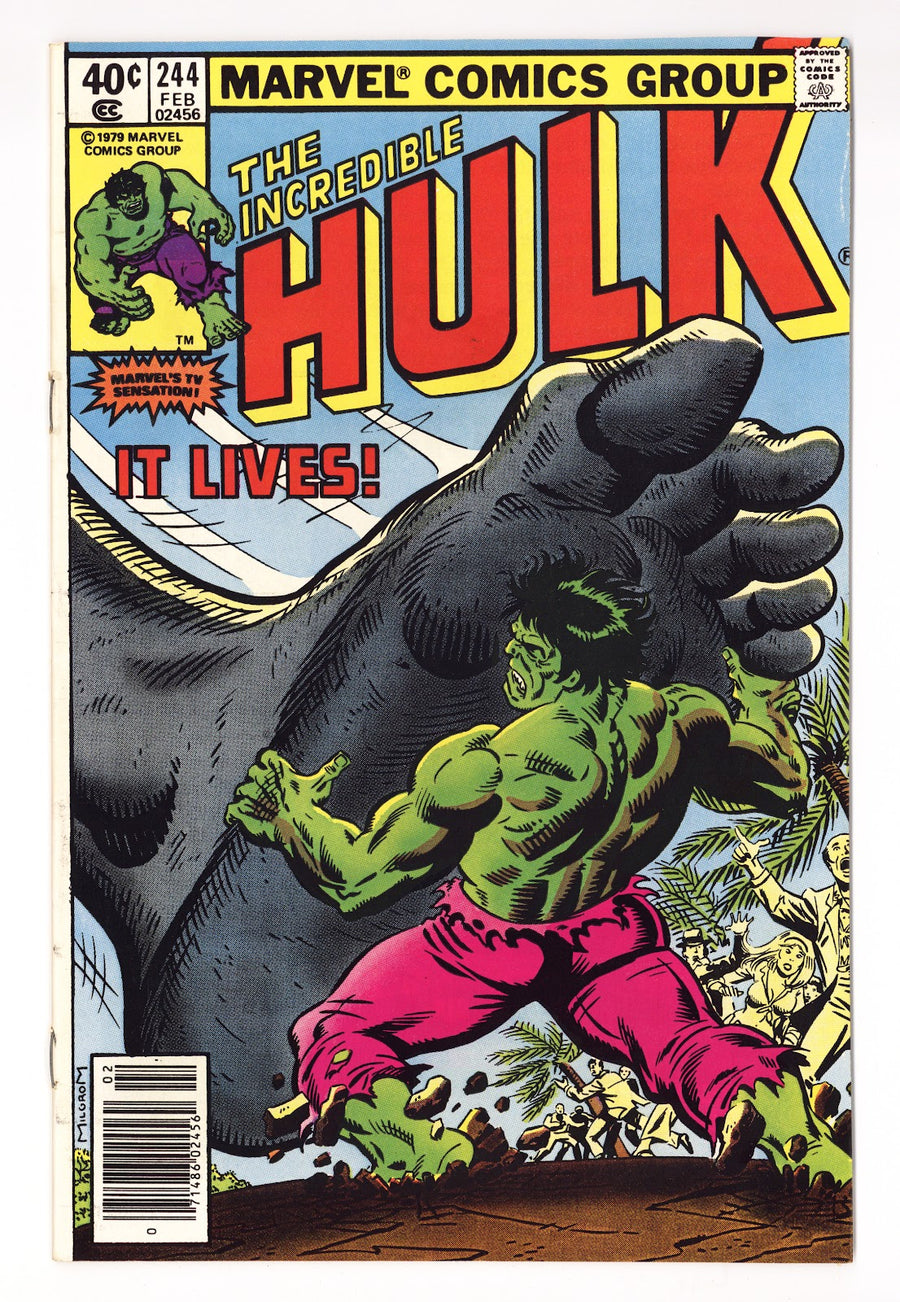 The Incredible Hulk Vol 1 244  Mid Grade   (1980)   Newsstand  