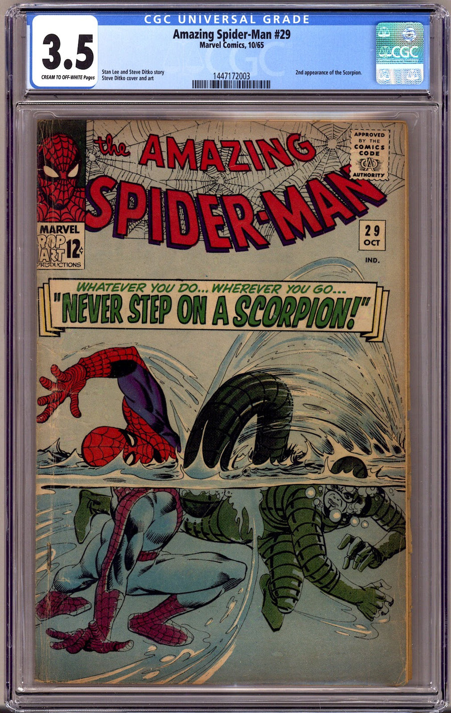 The Amazing Spider-Man Vol 1 29 CGC 3.5 (VG-)   (1965)