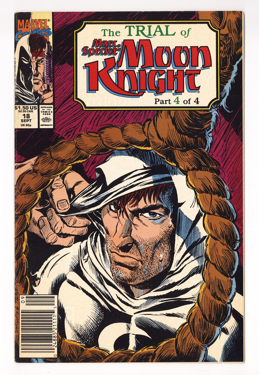 Marc Spector: Moon Knight Vol 1 18  Mid Grade   (1990)     