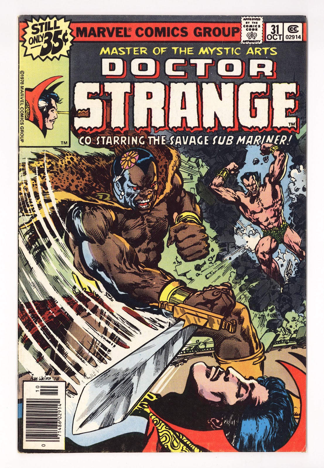 Doctor Strange Vol 1 31  Mid Grade   (1978)   Regular Edition  