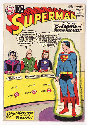 Superman Vol 1 147 Cover Detached (1961)