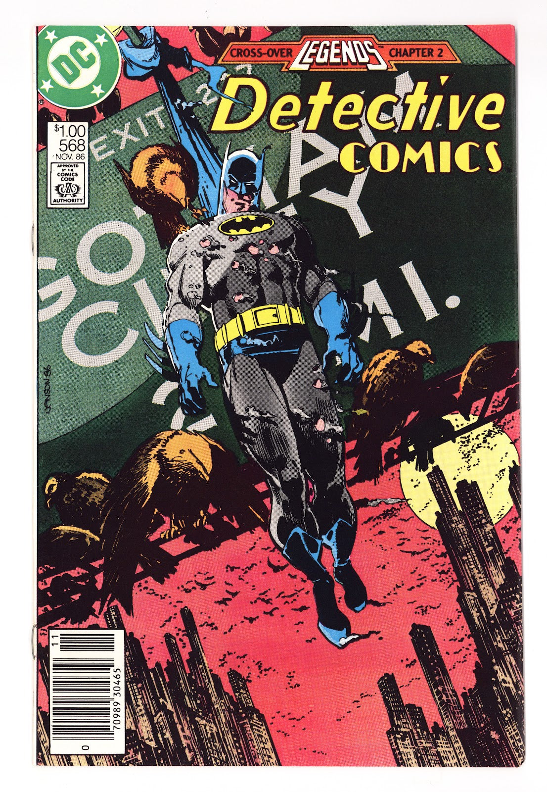 Detective Comics Vol 1 568  VF/NM (9.0)   (1986)   Canadian  