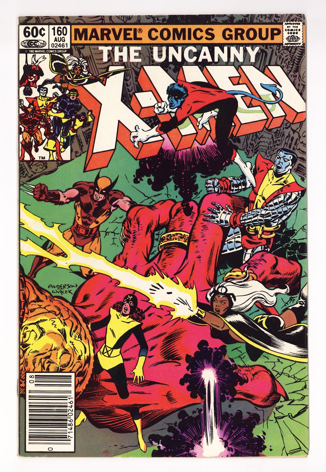The Uncanny X-Men Vol 1 160  FN+ (6.5)   (1982)   Newsstand  