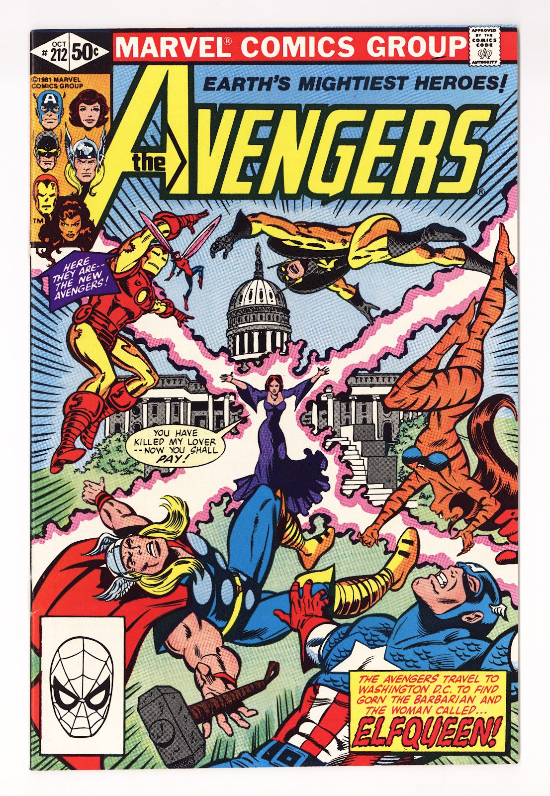 The Avengers Vol 1 212 Mid Grade (1981) 