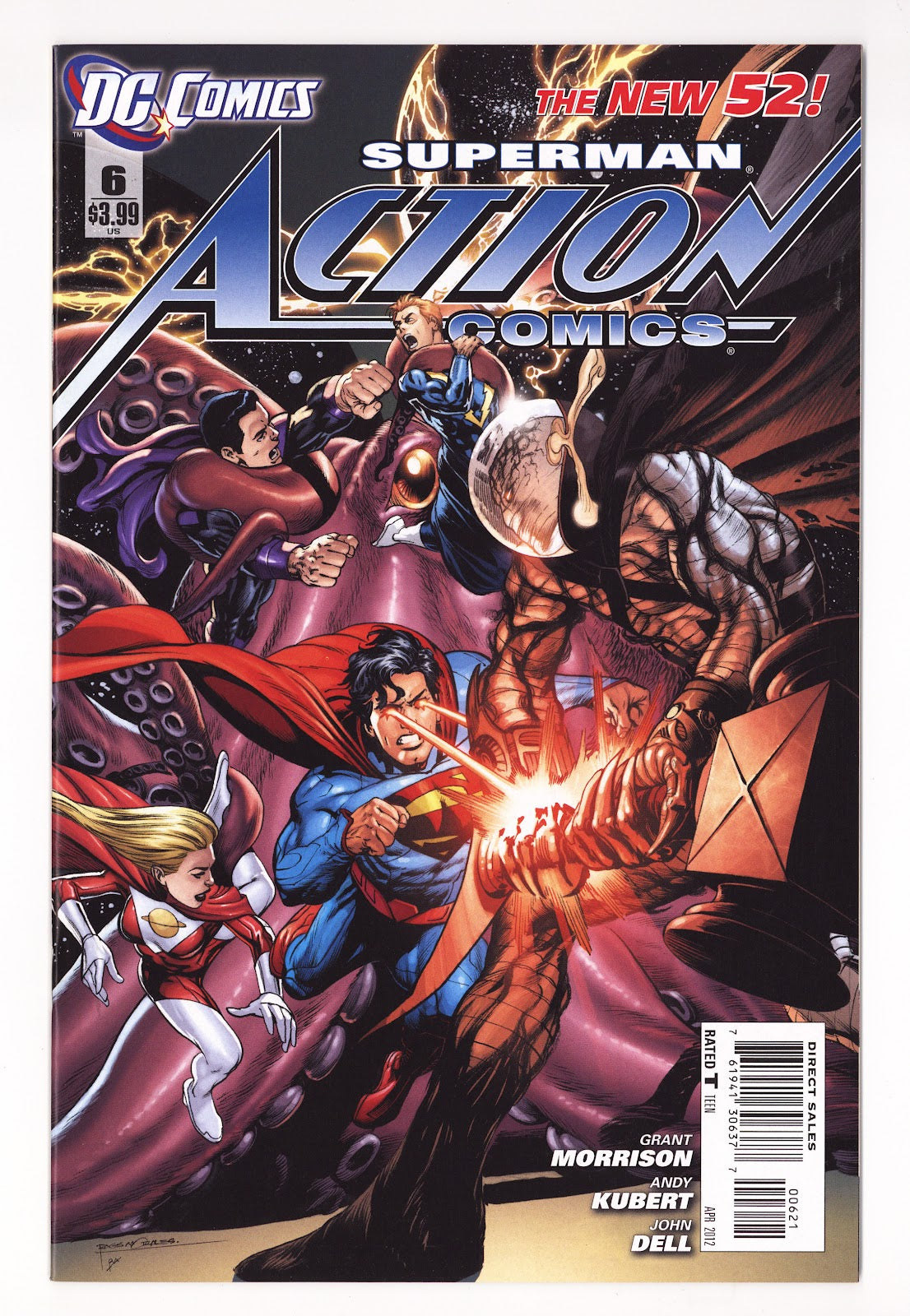 Action Comics Vol 2 6 High Grade (2012) Morales Variant 