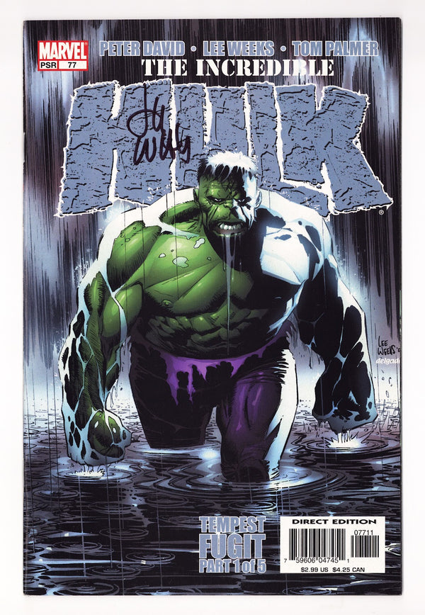 Incredible Hulk Vol 2 77  VF (8.0)   (2005)     Signed x  Lee Weeks