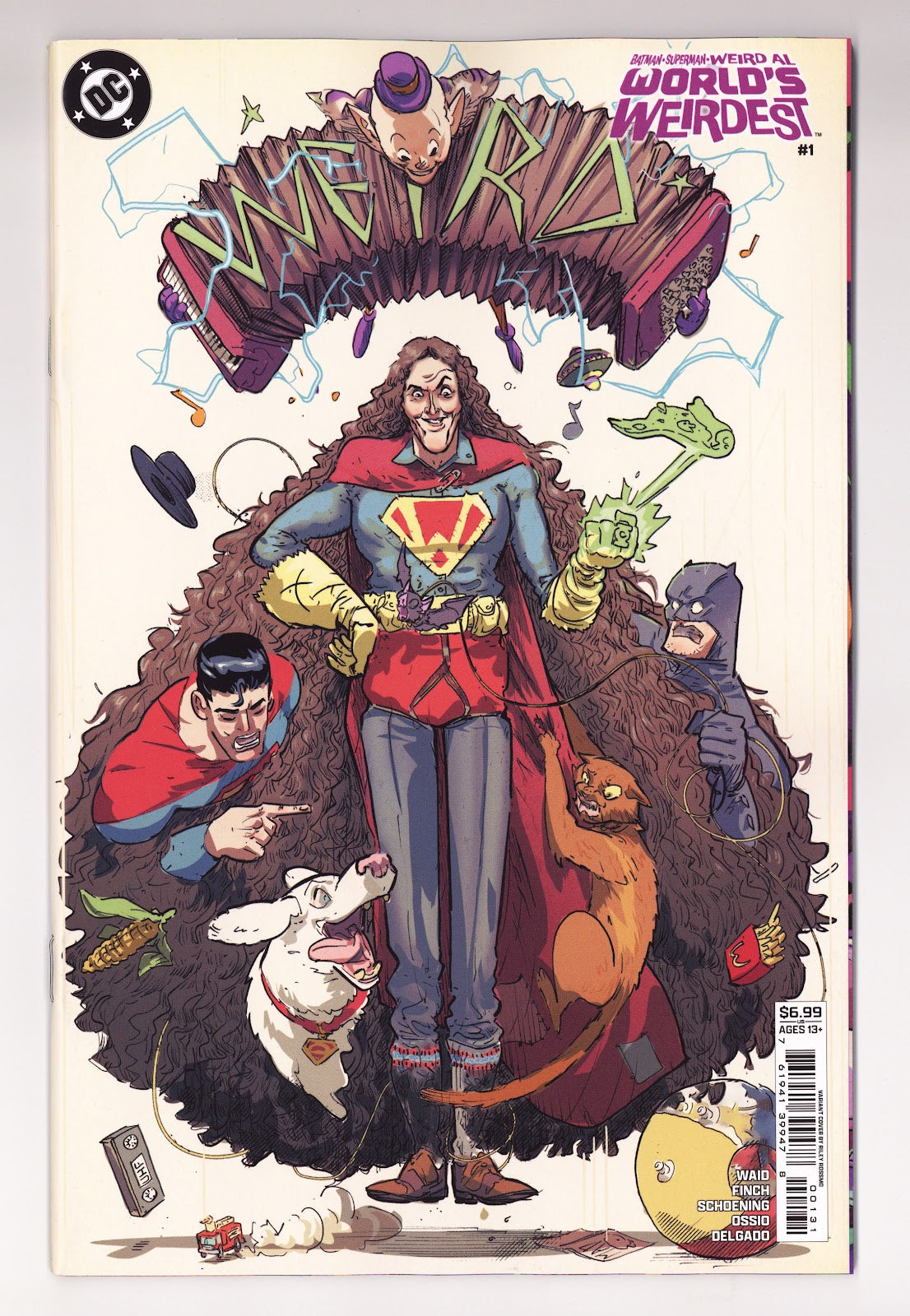 Batman Superman Weird Al Worlds Weirdest 1 Rossmo Variant (2026)