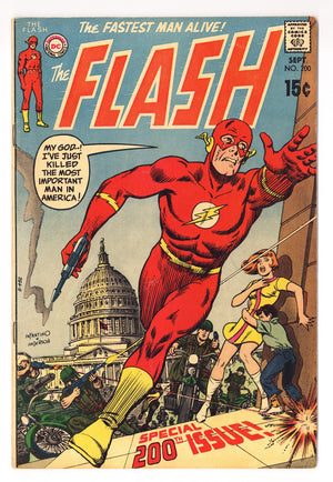 The Flash Vol 1 200  VG+ (4.5)   (1970)