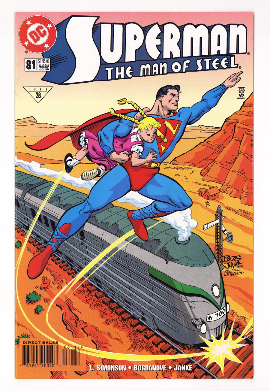 Superman: The Man of Steel   81  High Grade   (1998) Sales     