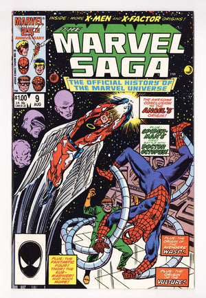 The Marvel Saga the Official History of the Marvel Universe 9 High Grade (1986) Direct