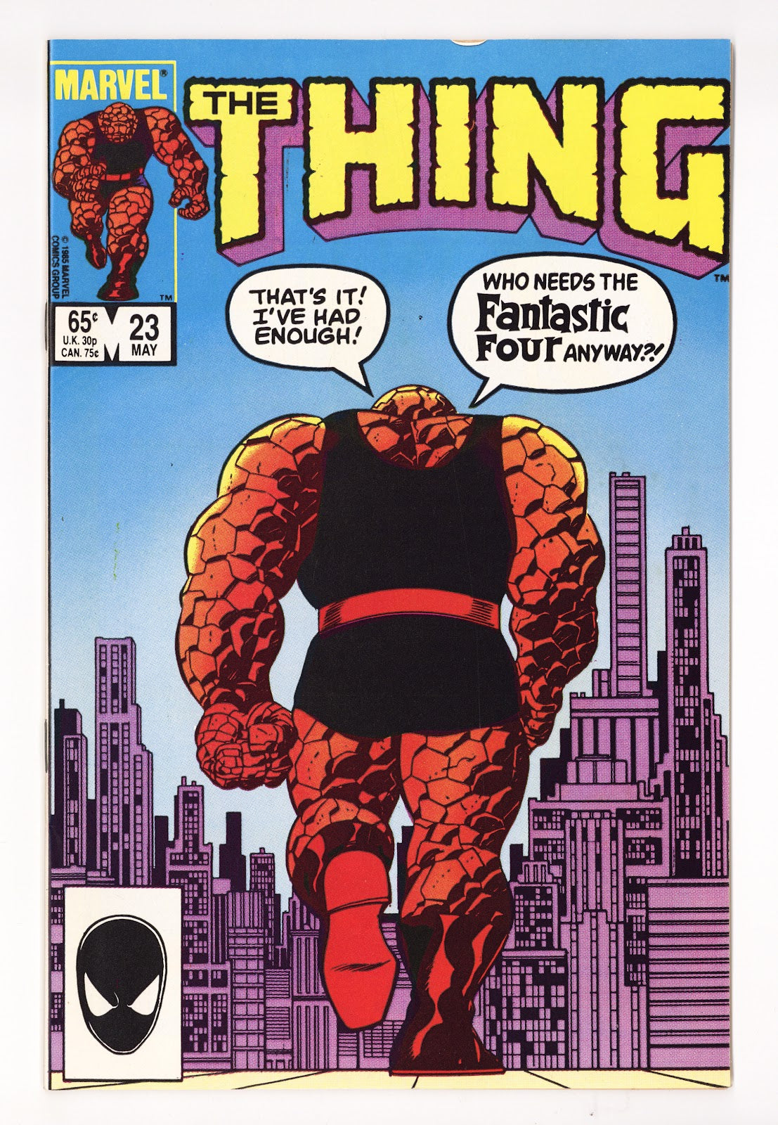 The Thing Vol 1 23 High Grade (1985) Direct 