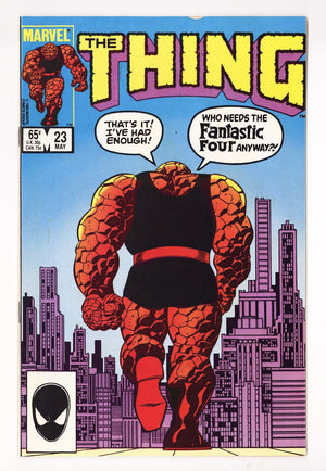 The Thing Vol 1 23 High Grade (1985) Direct