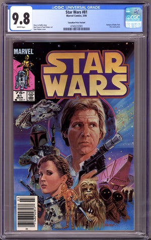 Star Wars Vol 1 81 CGC 9.8 (NM/M) (1984) Canadian Price Variant