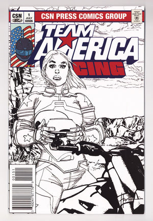 Team America Racing Full Throttle Edition 1 Chaykin B&W Variant (2026)