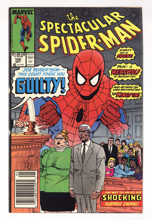 The Spectacular Spider-Man Vol 1 150  Mid Grade   (1989)   Newsstand
