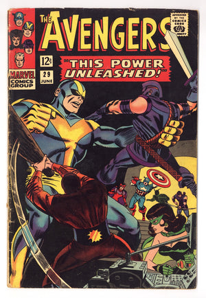 The Avengers Vol 1 29 VG (4.0) (1966)