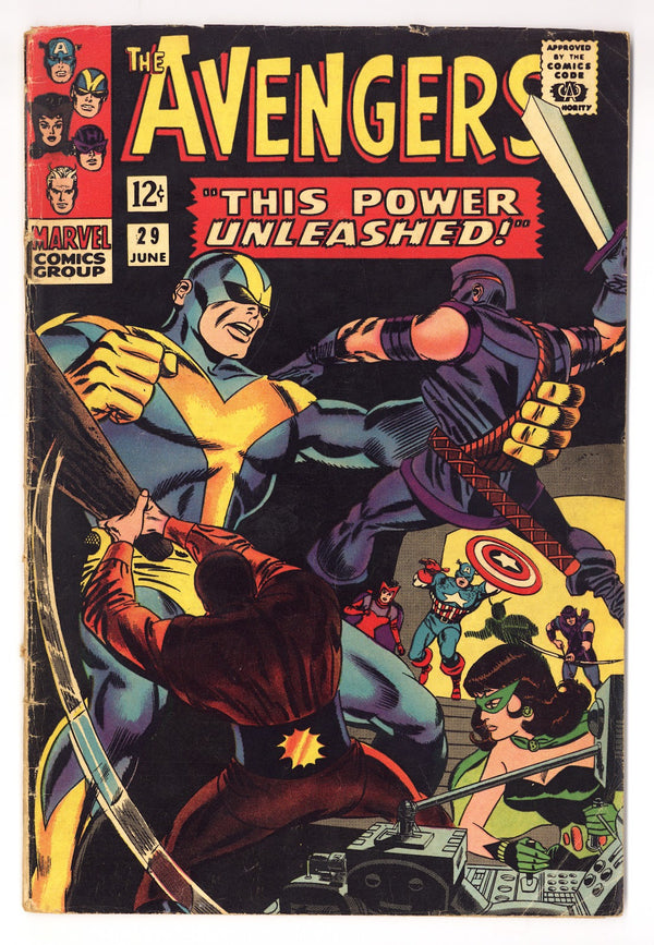 The Avengers Vol 1 29 VG (4.0) (1966)