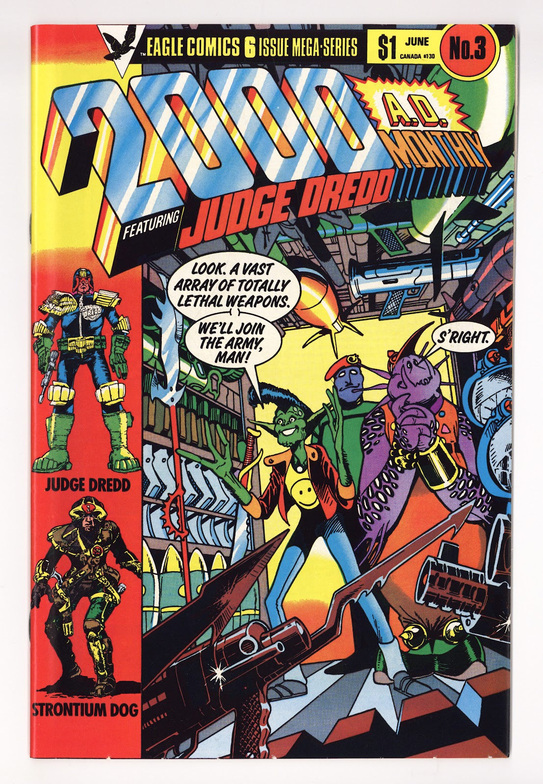 2000 A.D. [2000 A.D. Monthly] 3 High Grade (1985) 