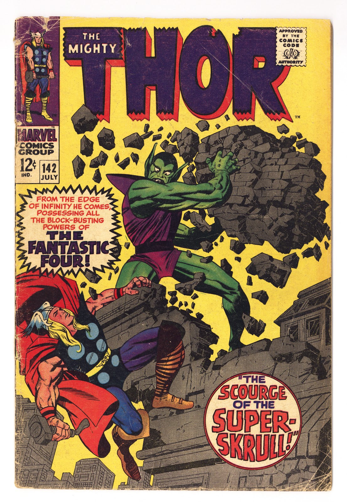 Thor Vol 1 142 GD/VG (3.0) (1967) 