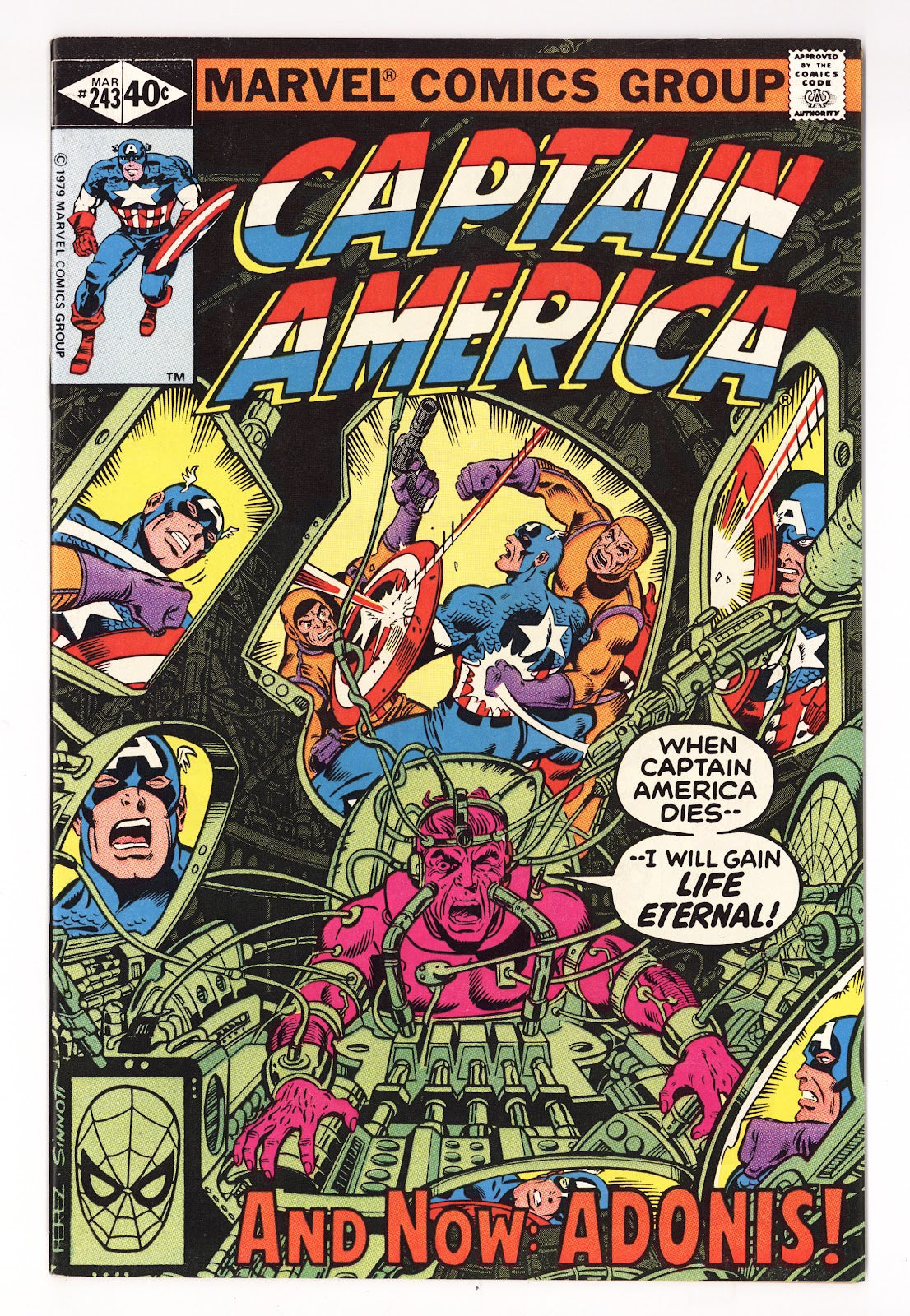 Captain America Vol 1 243  Mid Grade   (1980)     