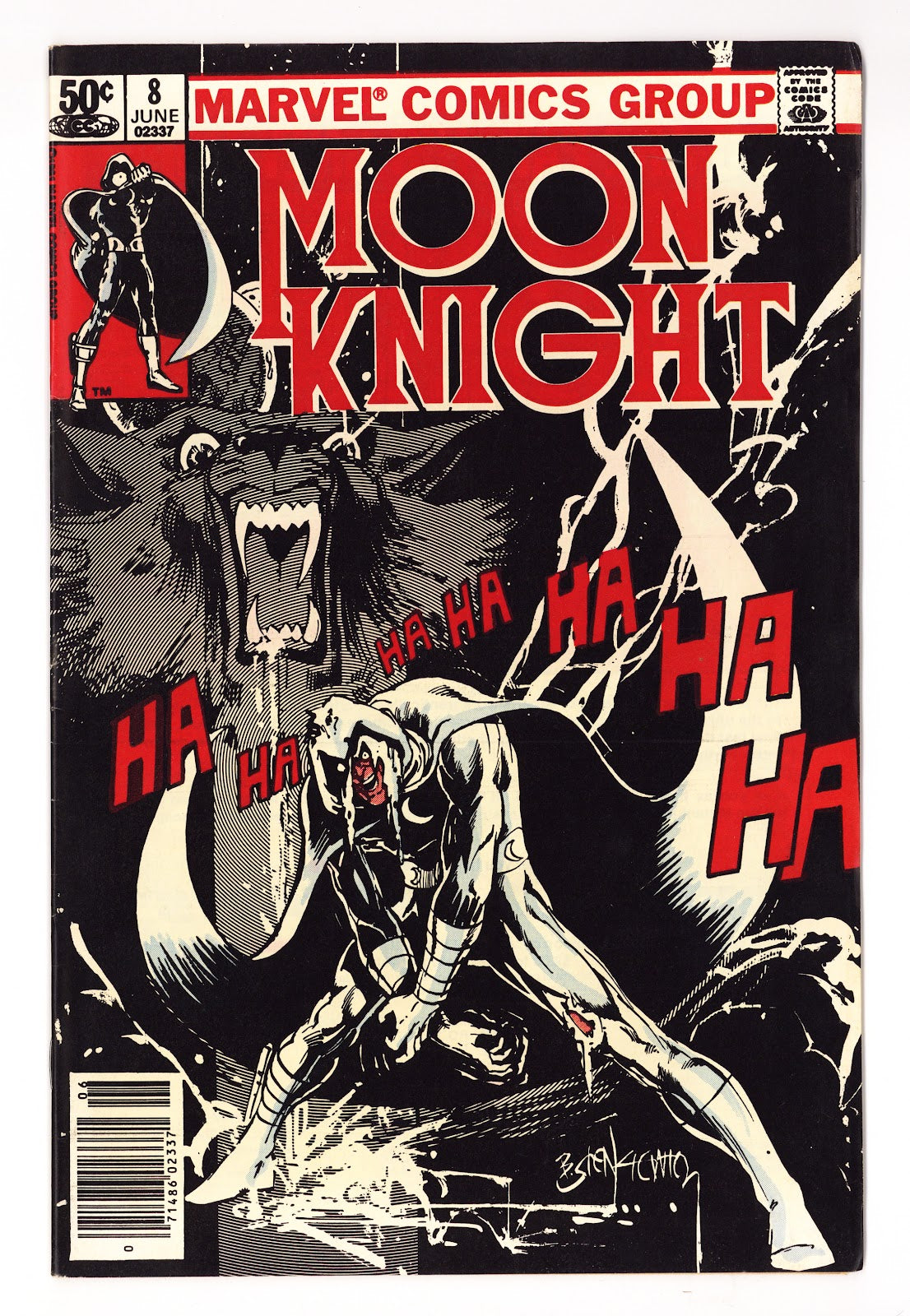 Moon Knight Vol 1 8 Mid Grade (1981) Newsstand 