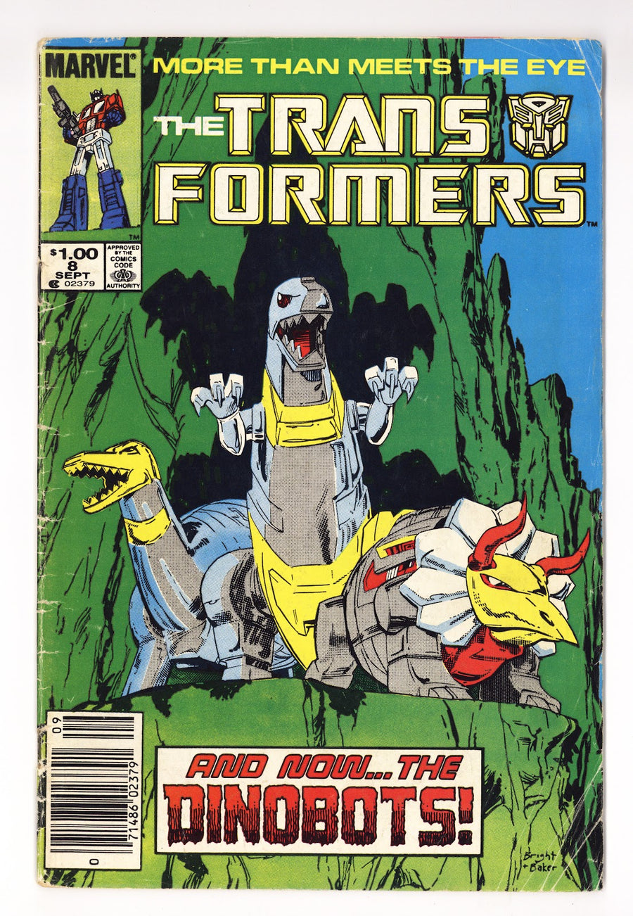 The Transformers Vol 1 8  GD/VG (3.0)   (1985)   Canadian  