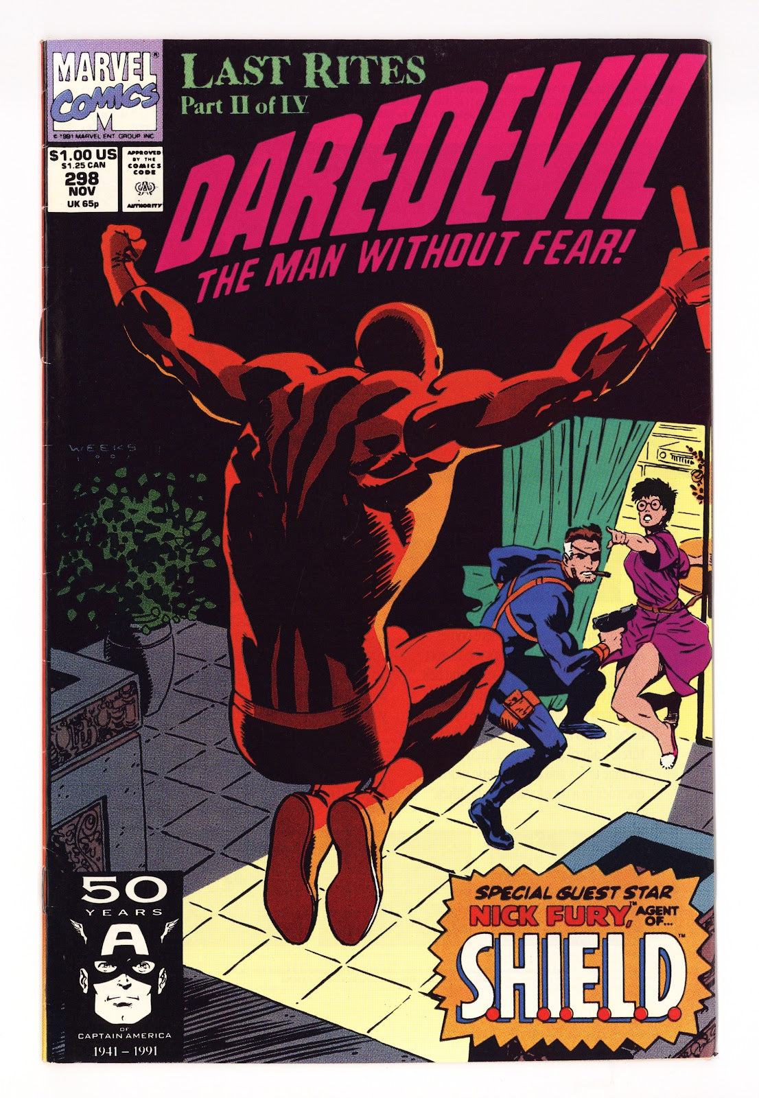 Daredevil Vol 1 298  Mid Grade   (1991)     
