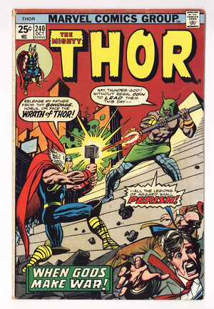 Thor Vol 1 240  Low Grade   (1975)