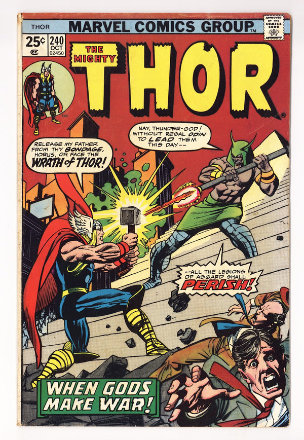 Thor Vol 1 240  Low Grade   (1975)