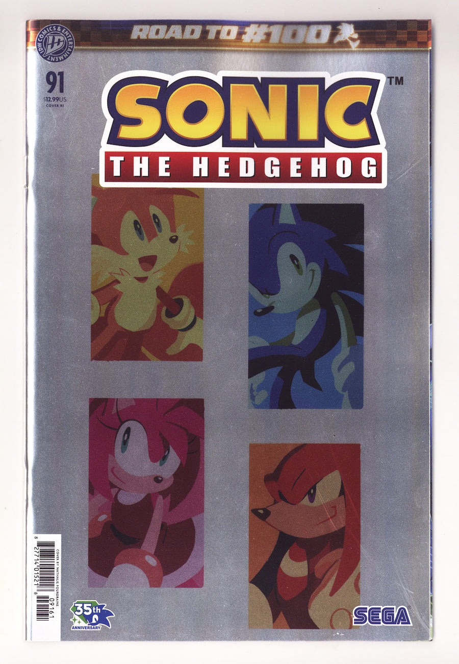Sonic the Hedgehog Vol 3 #91 NM (9.4) (2026) Fourdraine Foil Incentive