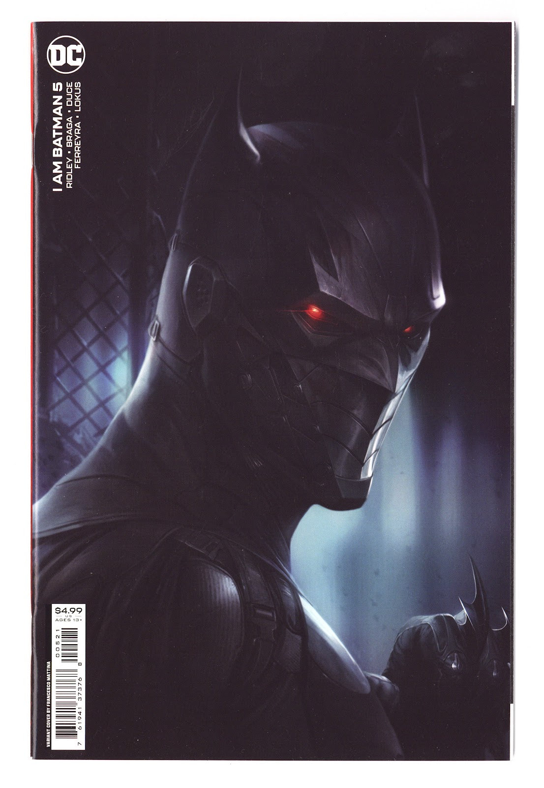 I Am Batman 5 High Grade (2022) Mattina Variant 