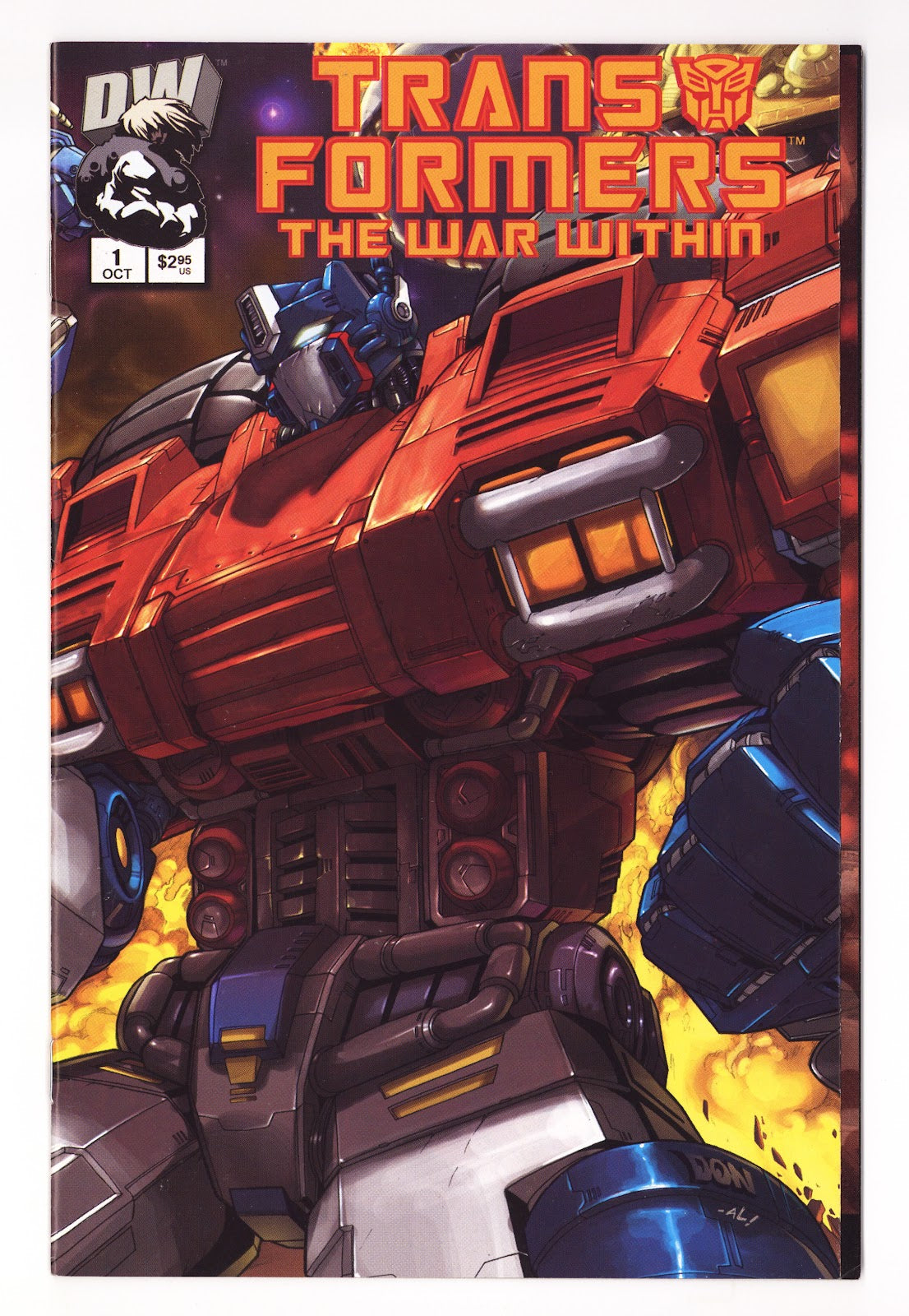 Transformers: The War Within   1  Mid Grade   (2002)     
