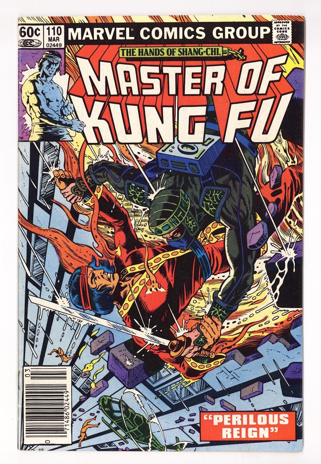 Master of Kung Fu Vol 1 110  Mid Grade   (1982)   Newsstand  