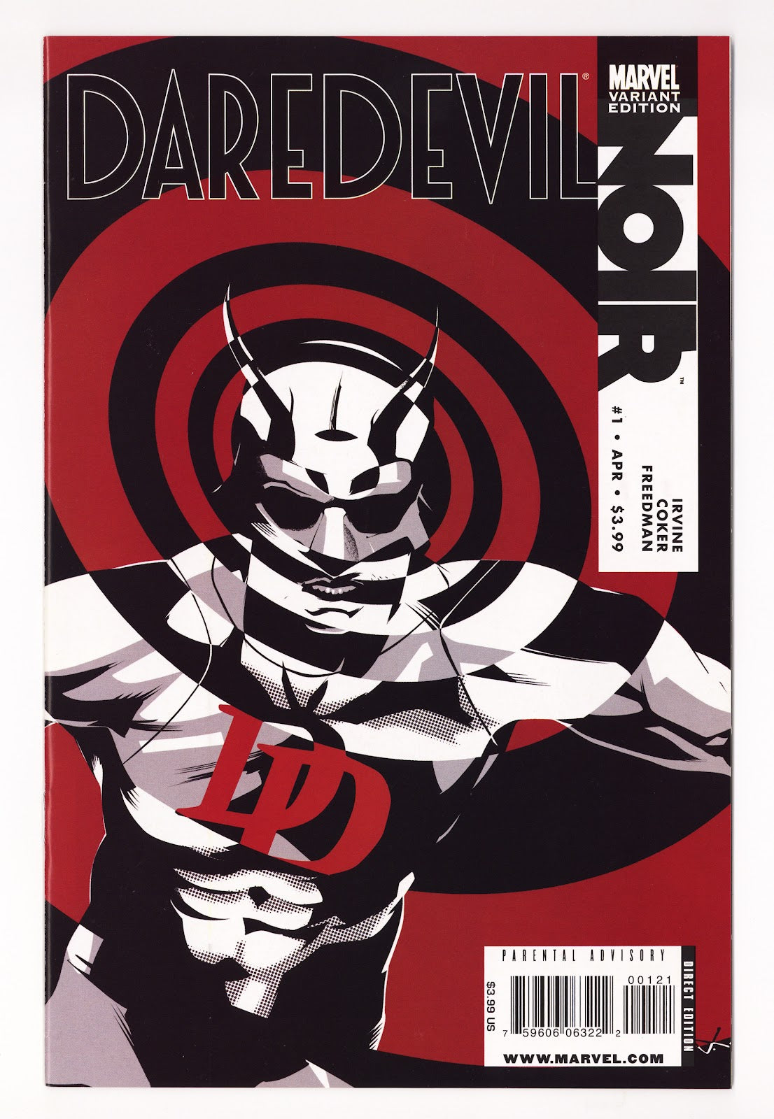 Daredevil Noir   1  High Grade   (2009) Calero   Variant Edition  
