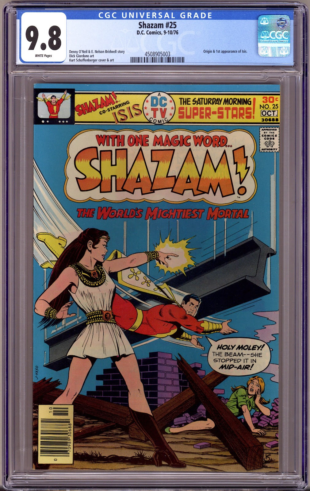 Shazam! Vol 1 25 CGC 9.8 (NM/M)   (1976)     