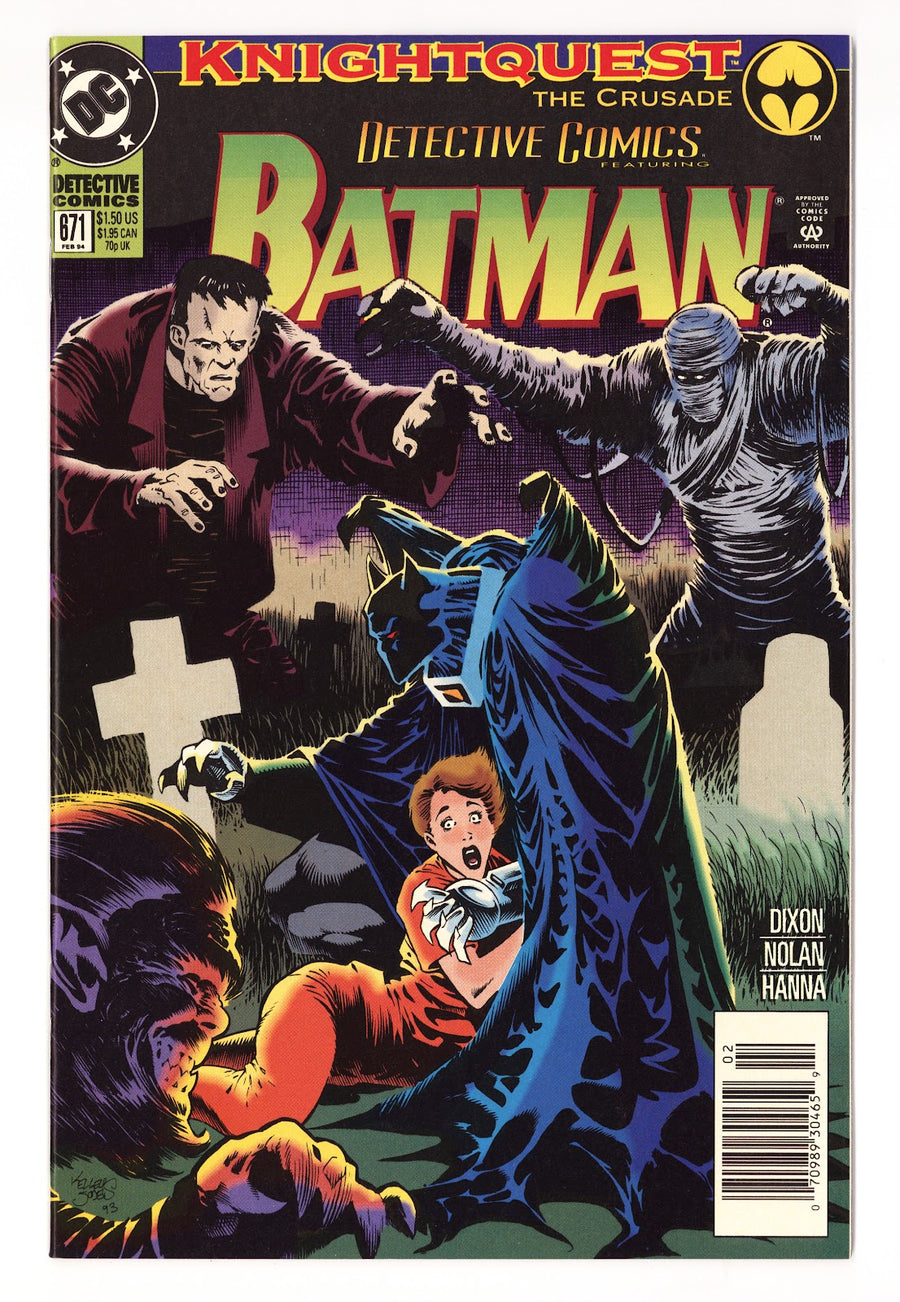 Detective Comics Vol 1 671  High Grade   (1994)   Newsstand